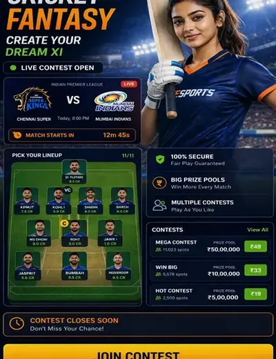 91lotterypro (91 lottery pro) fantasy cricket & matchday visual 3